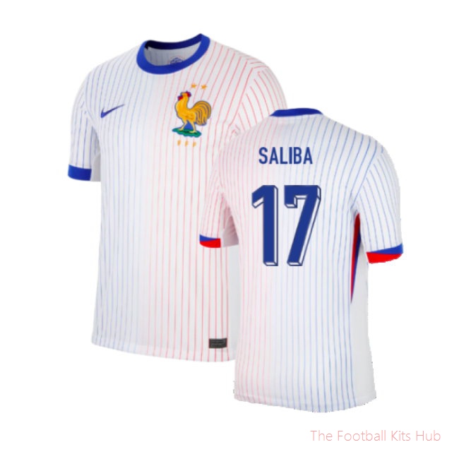 2024-2025 France Away Shirt (Saliba 17)-unisoccer store